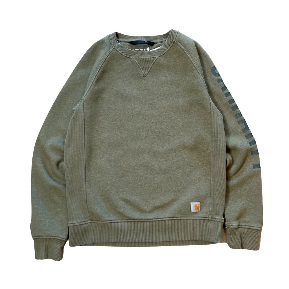 Carhartt Olive Green Crewneck Sweatshirt